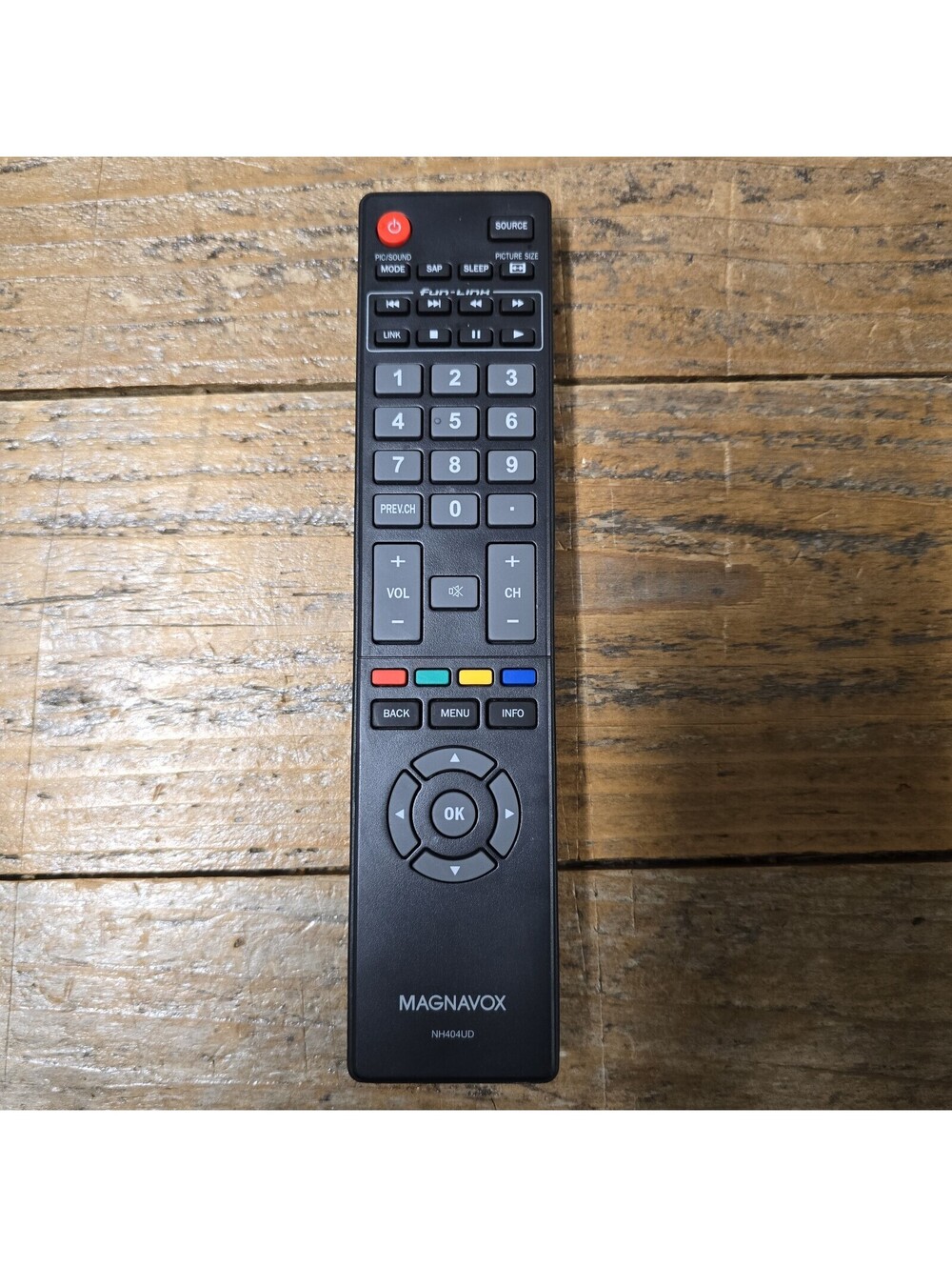 Magnavox Wireless TV Remote Control Black Universal Replacement Controller